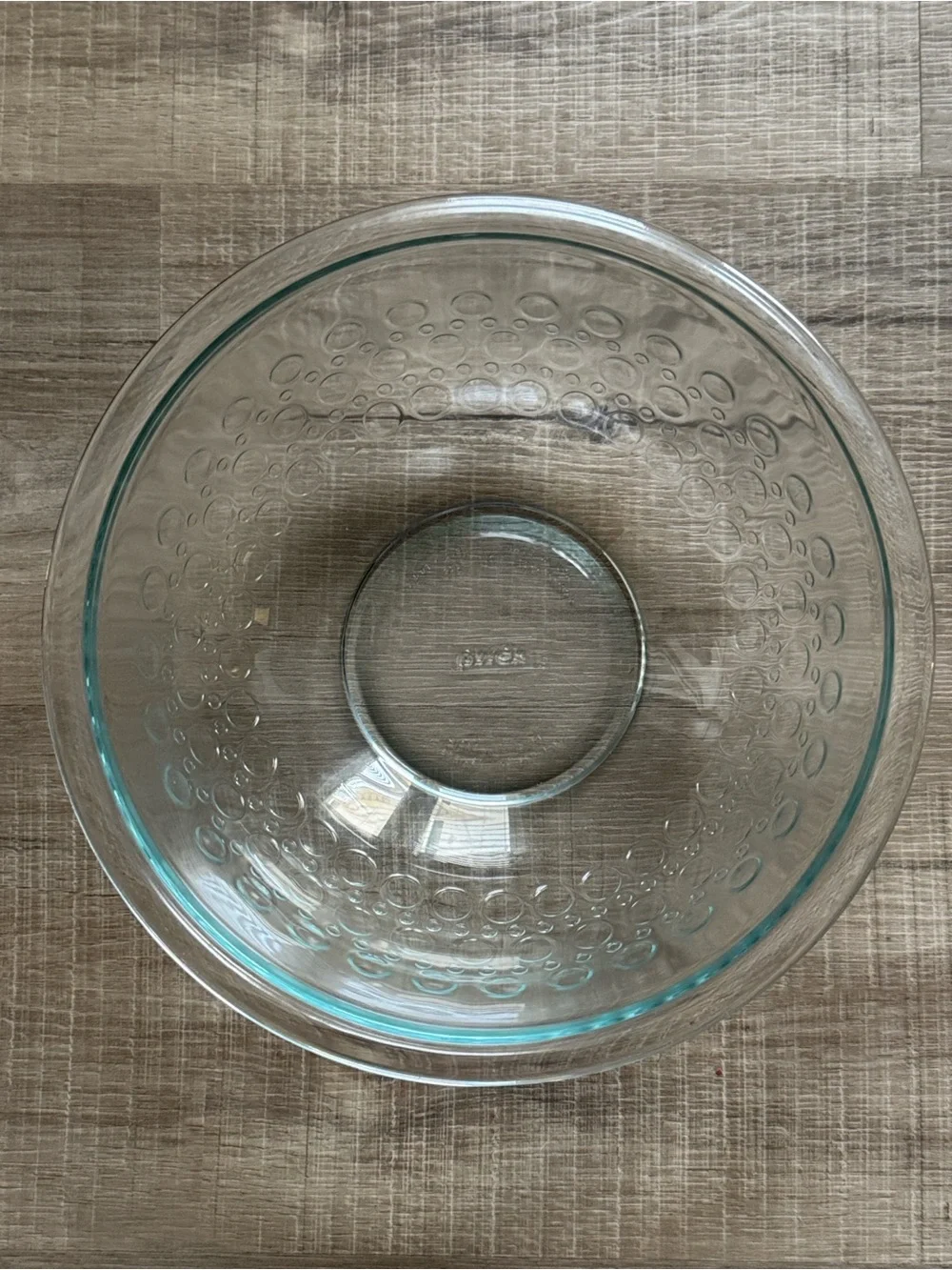 Vintage PYREX 325 Bubble Dot Test Pattern 2.5 Qt Mixing Bowl USA HTF